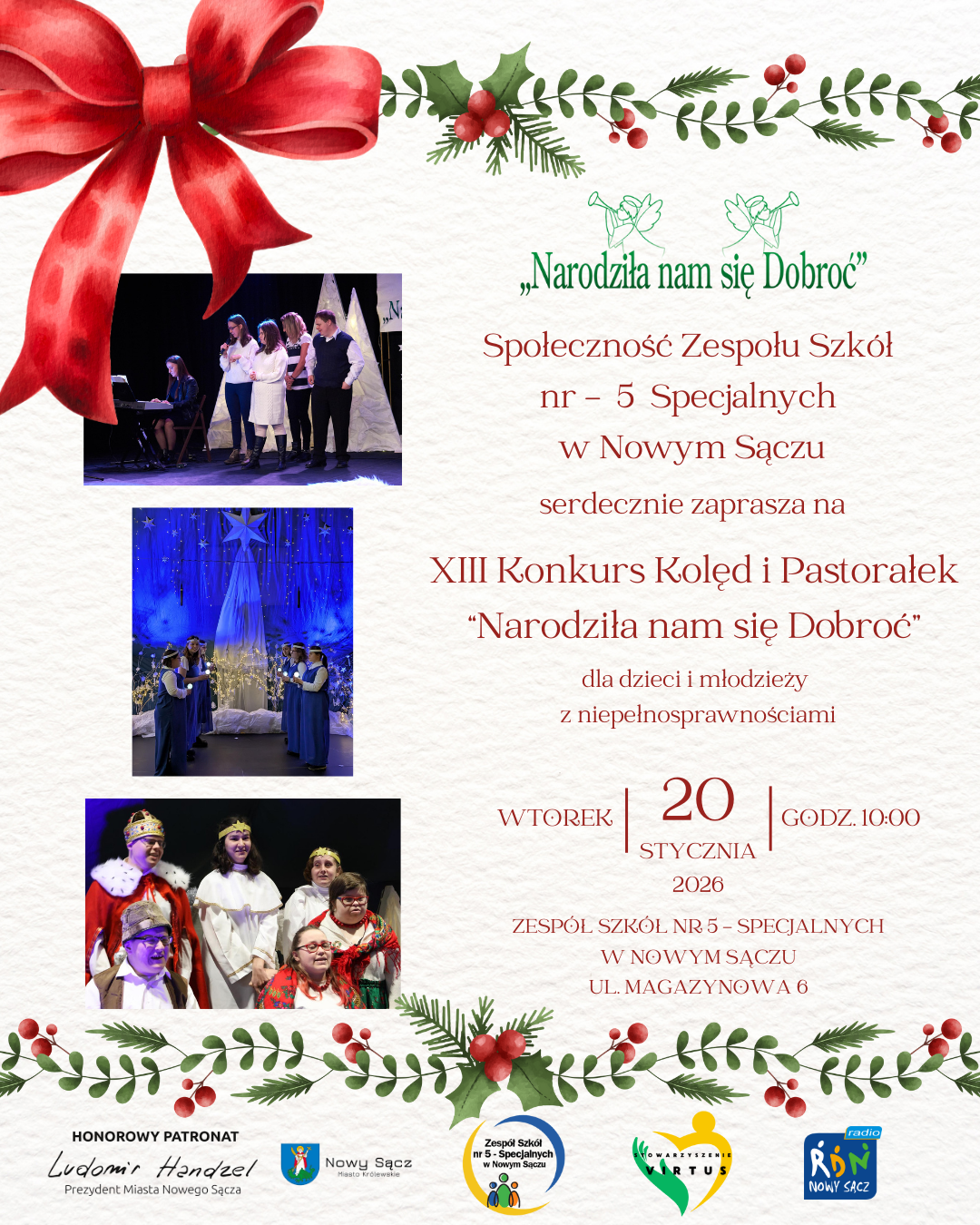 XIII Międzyszkolny Konkurs Kolęd i Pastorałek 