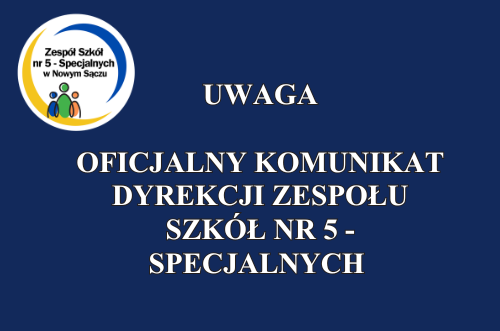 WAŻNA INFORMACJA